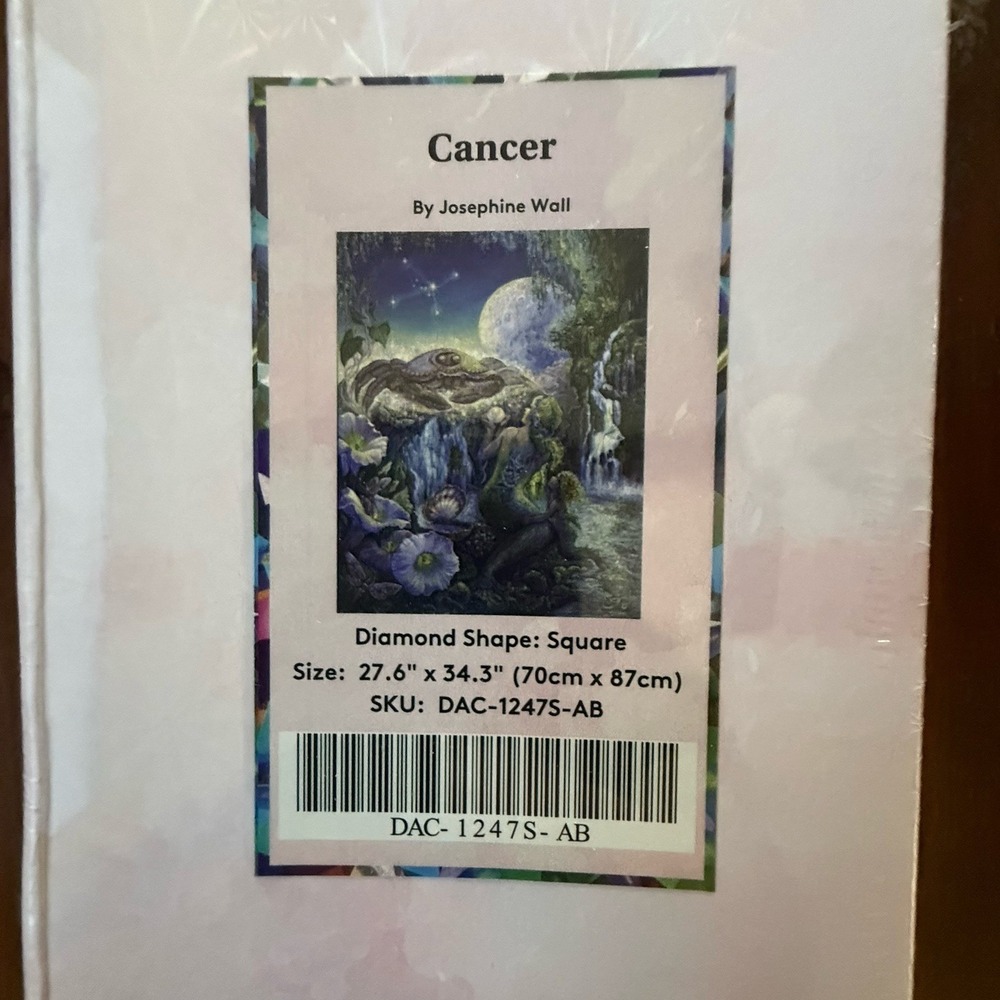 DIAMOND PAINTING KIT-DAC  "Cancer" by Josephine Wall (ARCHIVED) **RARE  FIND!!